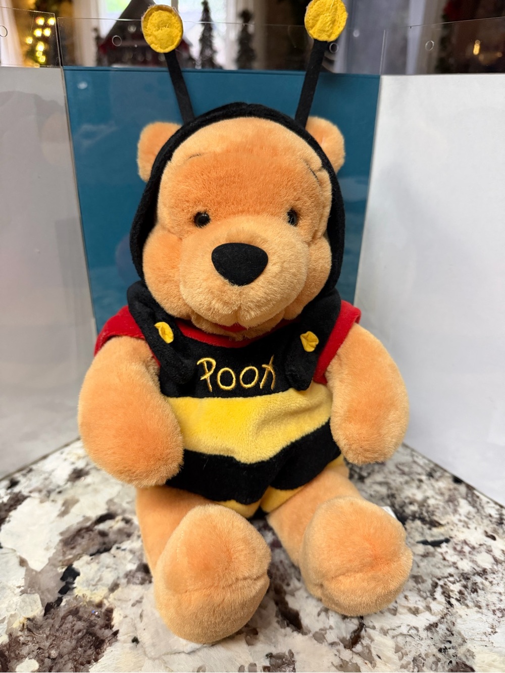 Disney Winnie the Pooh Bee Costume Plush - Yellow, Black & Red